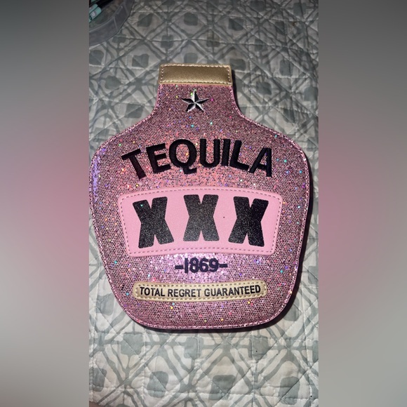 New Tequila crossbody Pink glitter - Picture 1 of 2